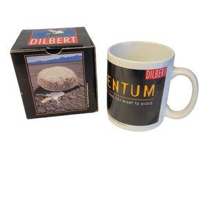 Dilbert Coffee Mug Cup Momentum Exactly the Kind of Thing You Want to Avoid